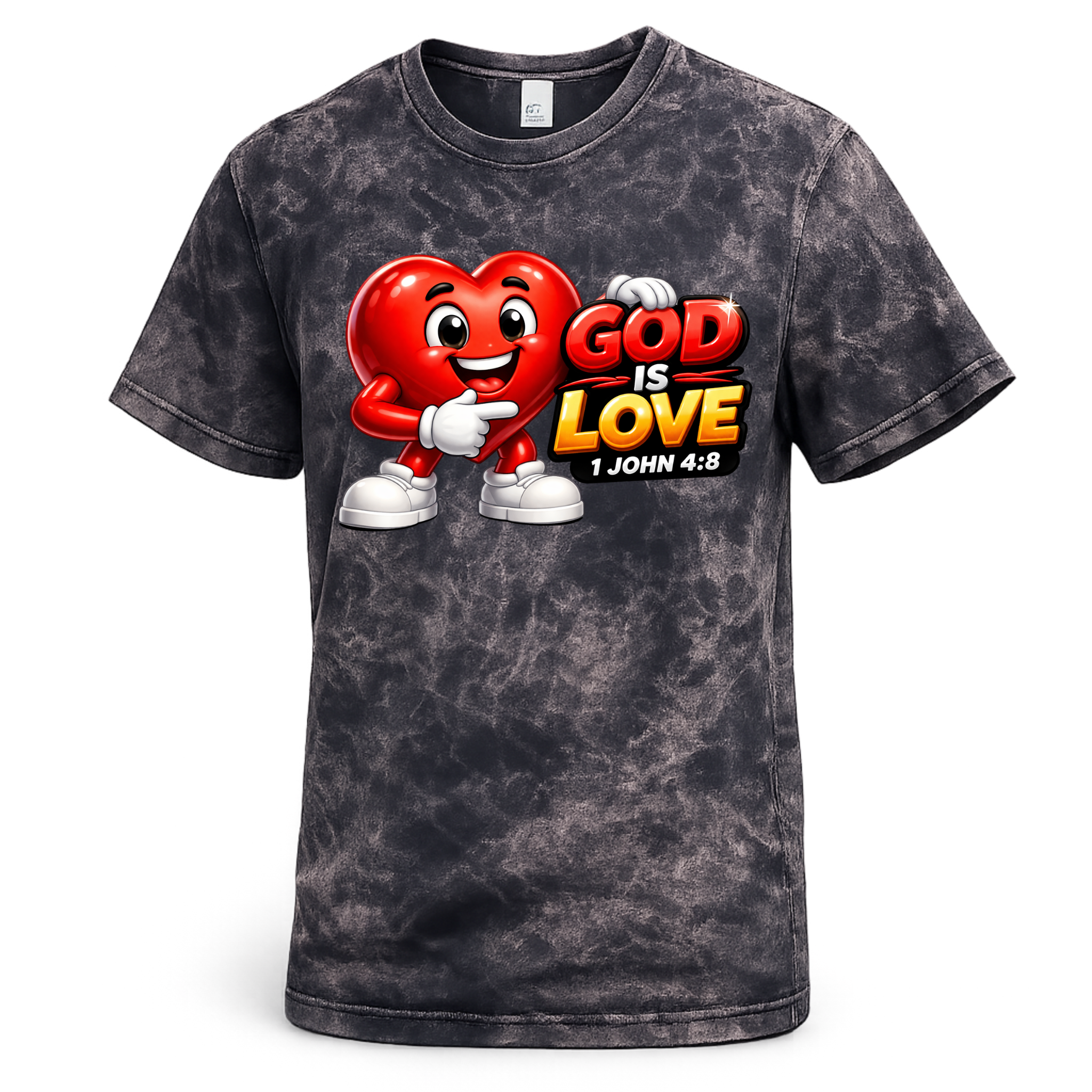 God Is Love Heart Tee