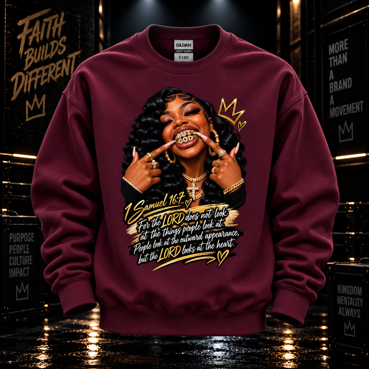 BUT GOD… | 1 SAMUEL 16:7 SWEATSHIRT