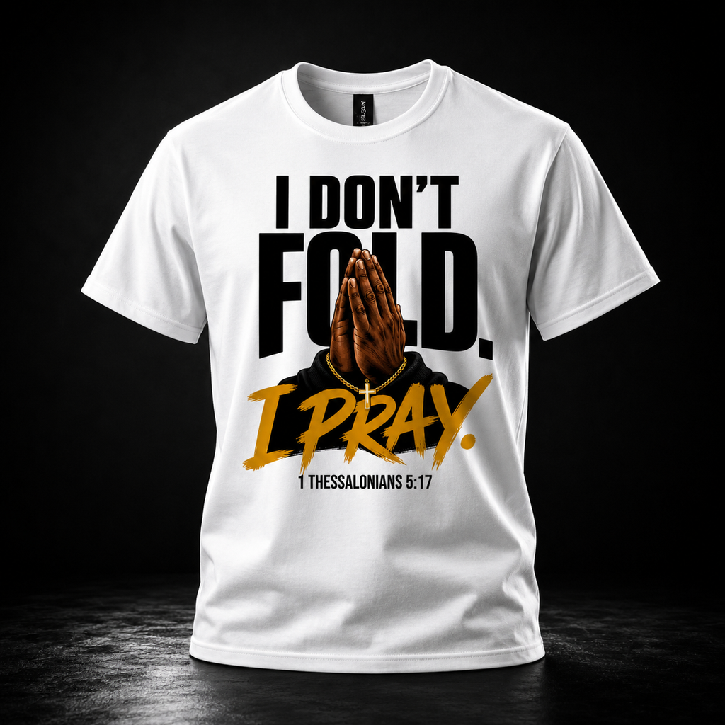 I Don’t Fold. I Pray. Tee