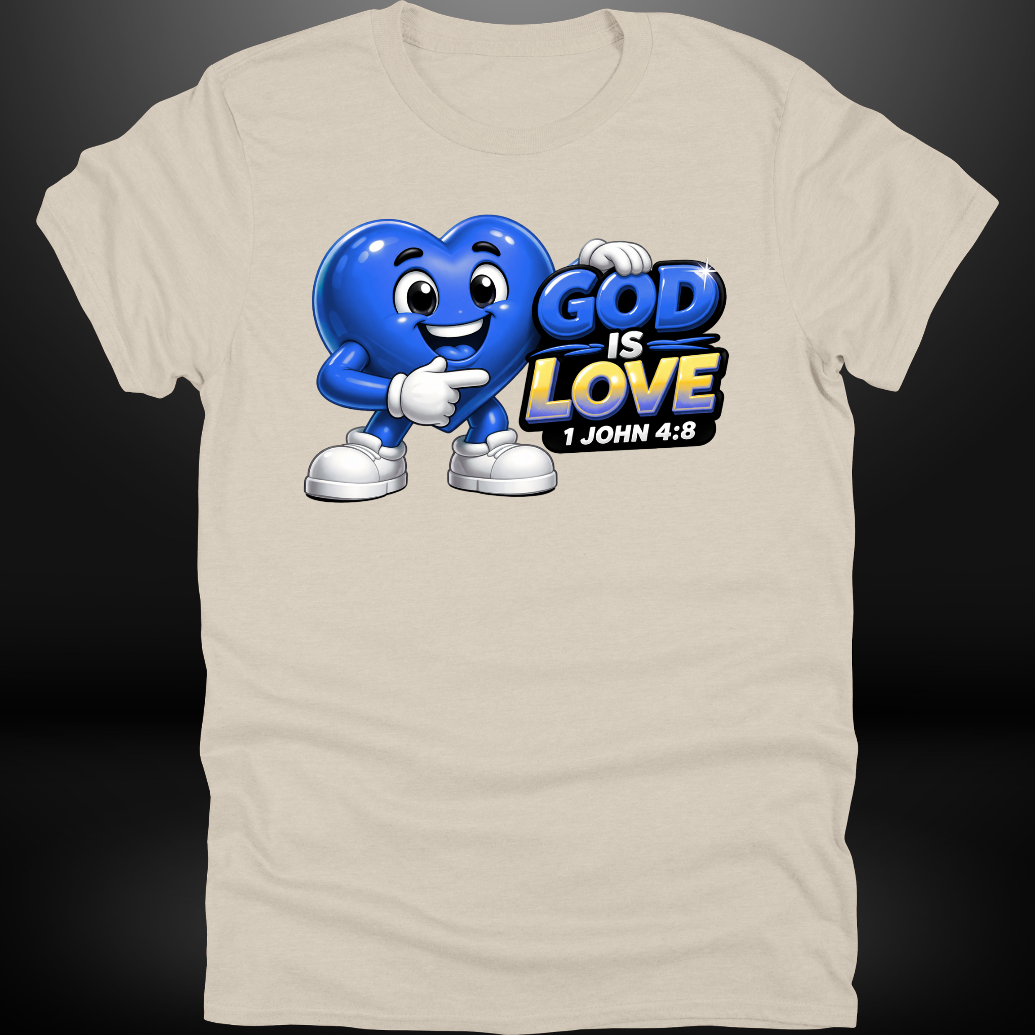God Is Love Heart Tee