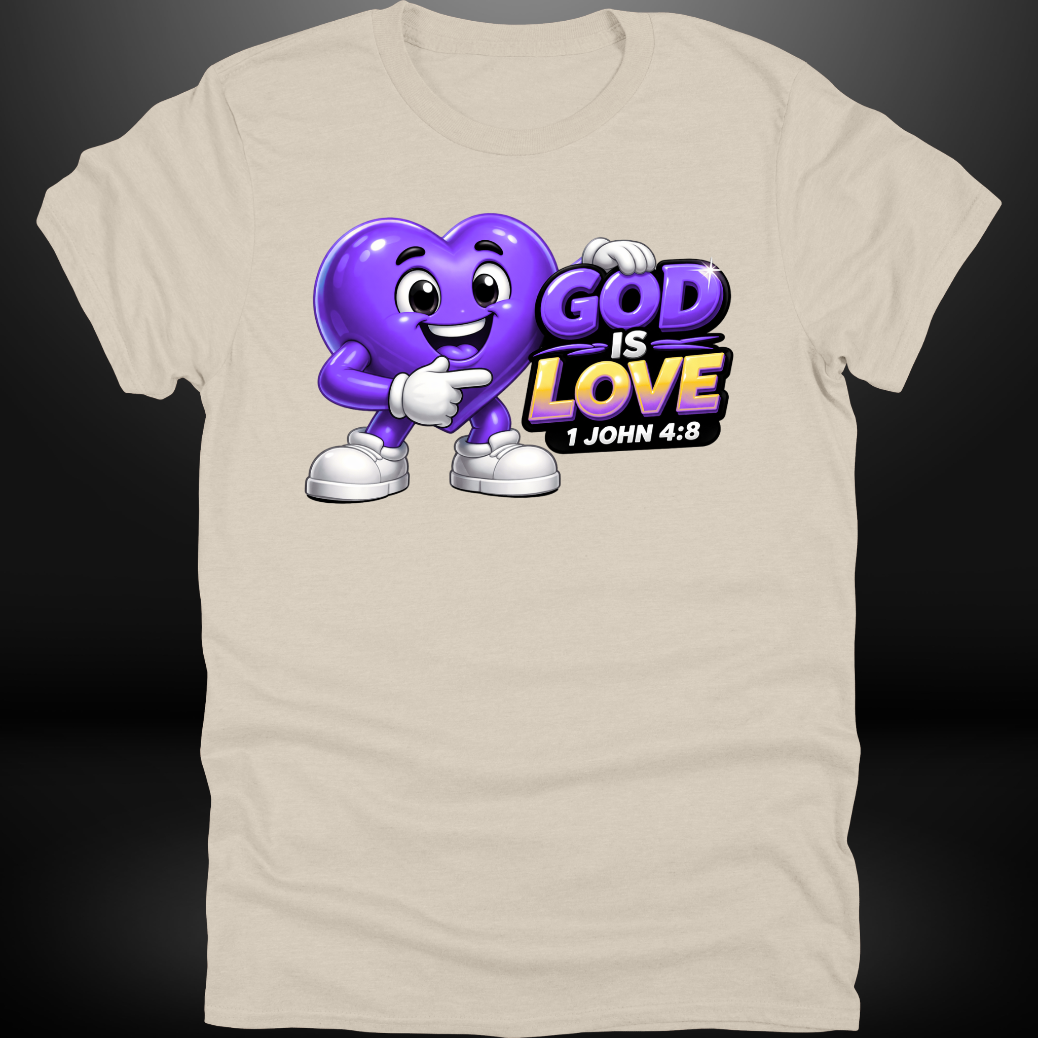 God Is Love Heart Tee