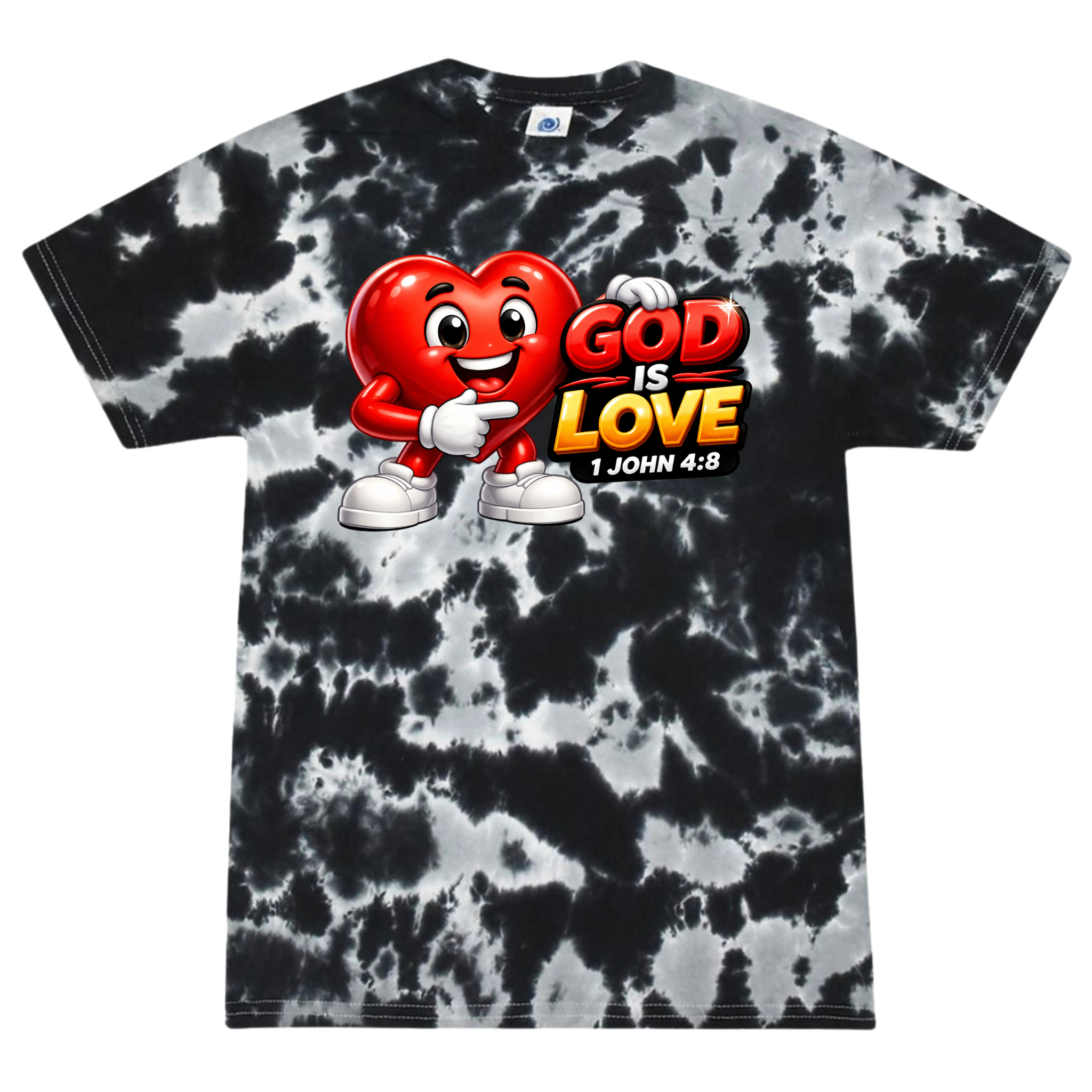 God Is Love Heart Tee