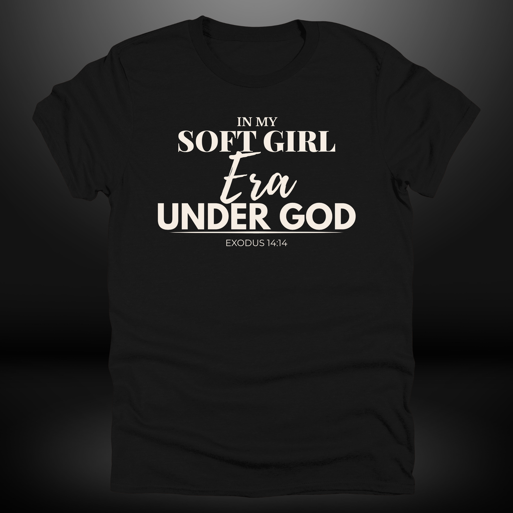 In My Soft Girl Era Under God Tee