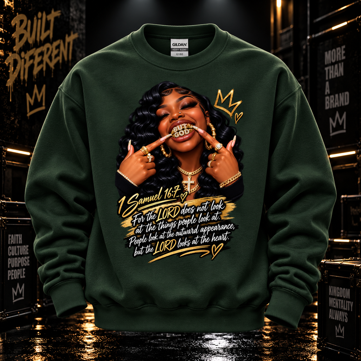 BUT GOD… | 1 SAMUEL 16:7 SWEATSHIRT