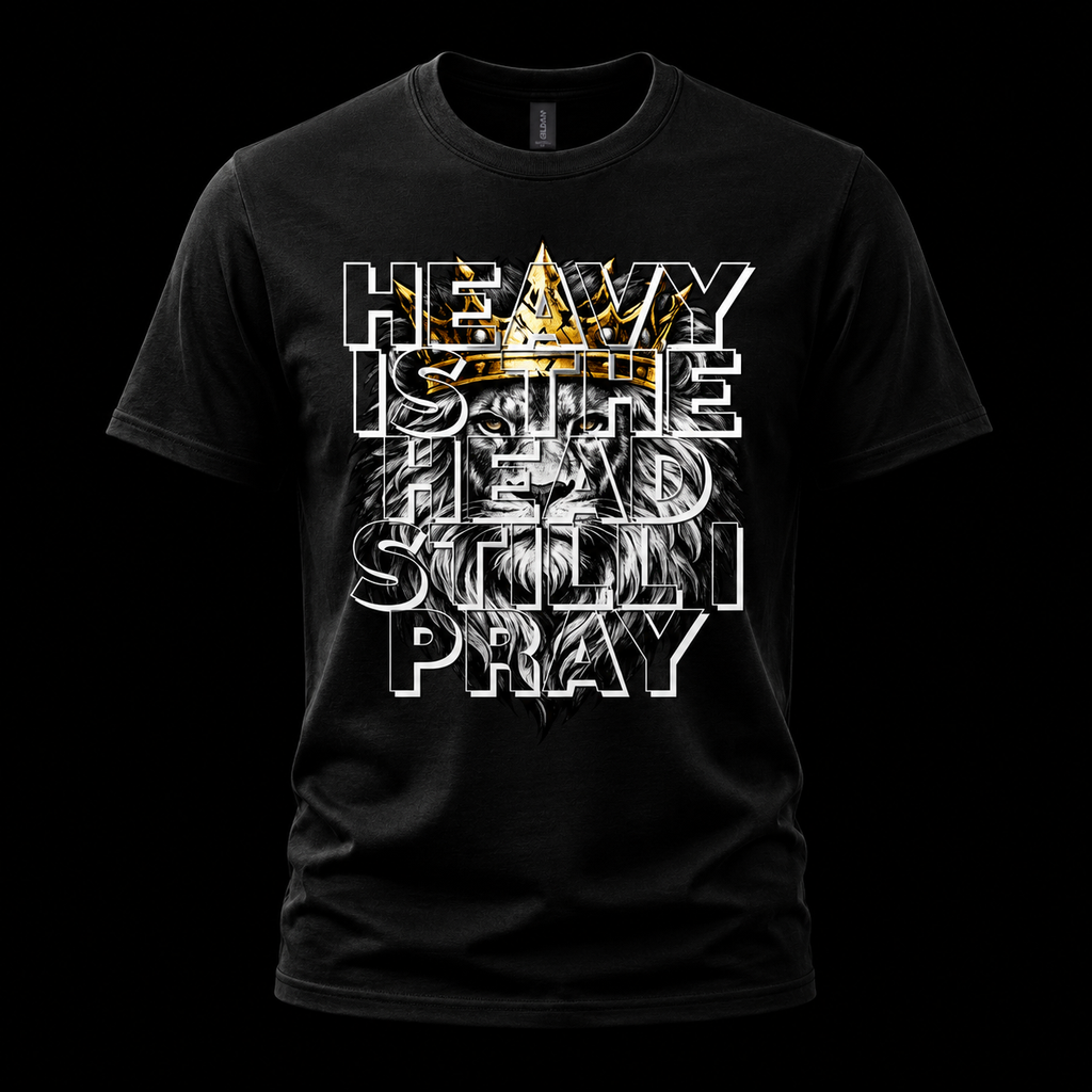 HEAVY IS THE HEAD. STILL I PRAY. Tee