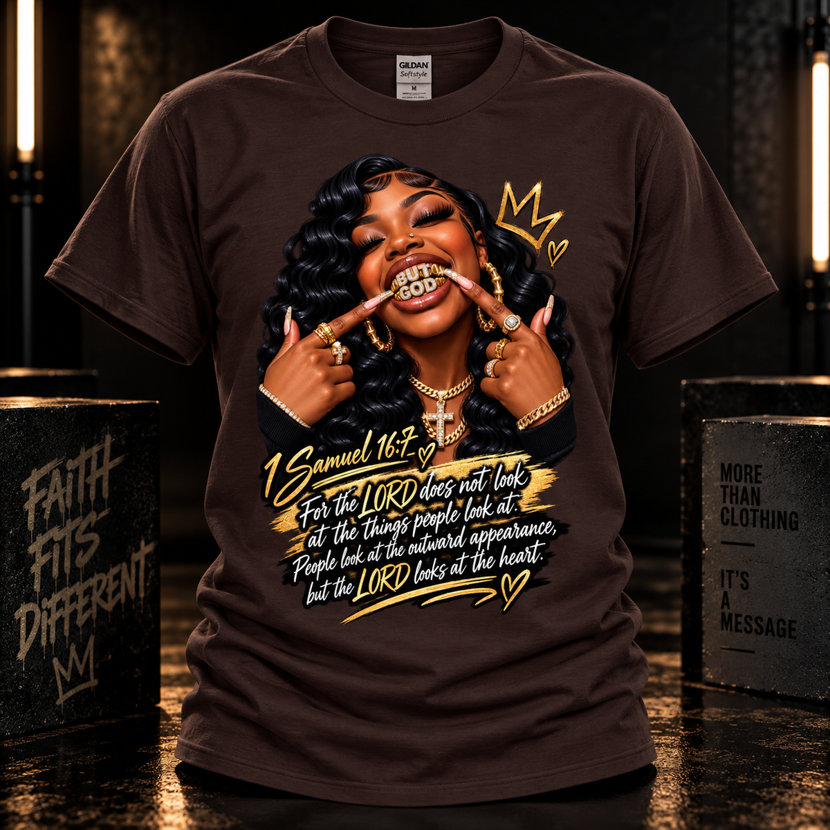 But God…|1 Samuel 16:7 Tee