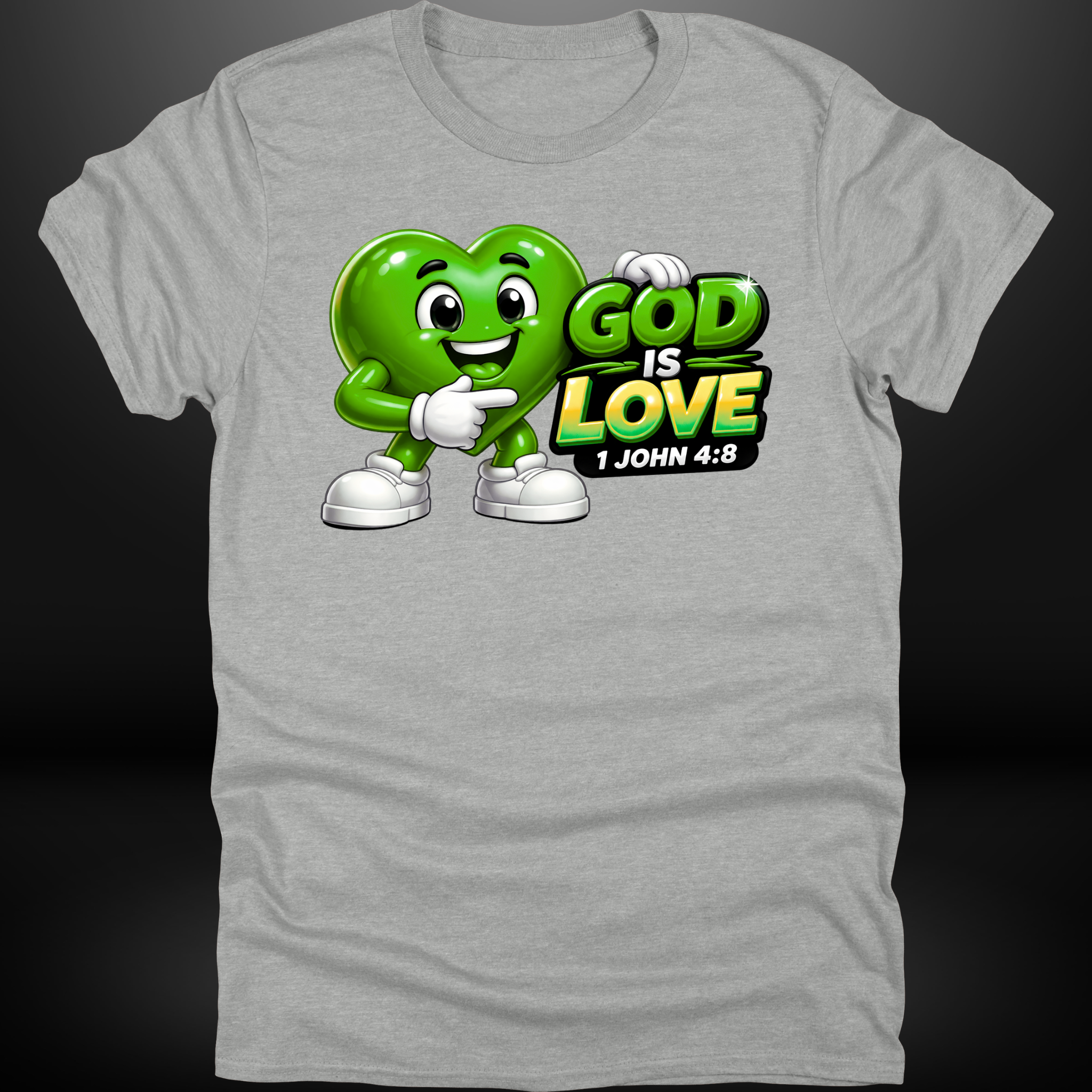 God Is Love Heart Tee