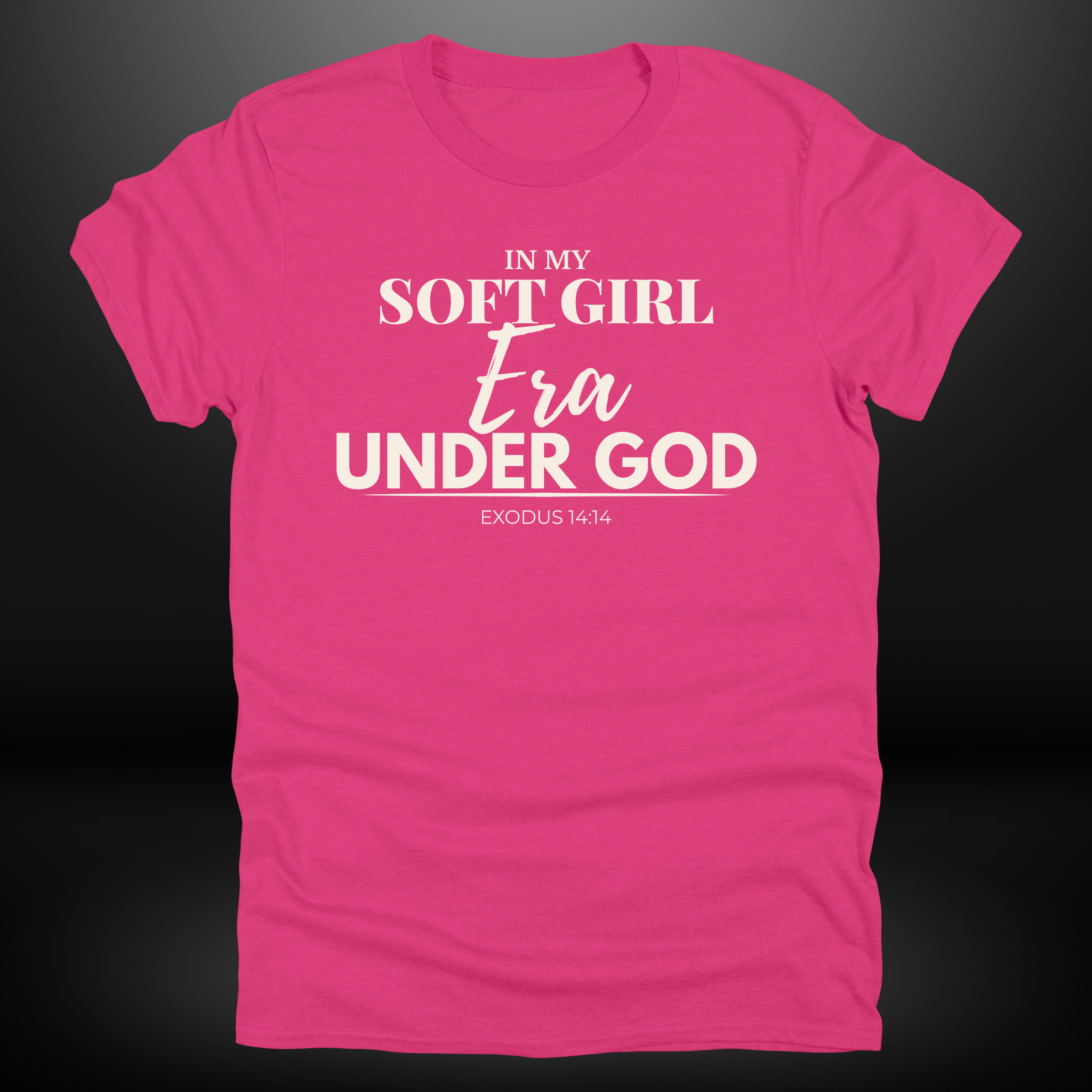 In My Soft Girl Era Under God Tee
