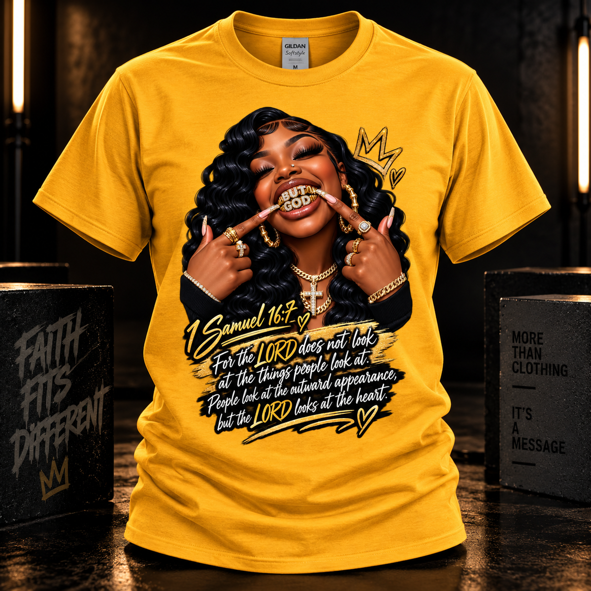 But God…|1 Samuel 16:7 Tee