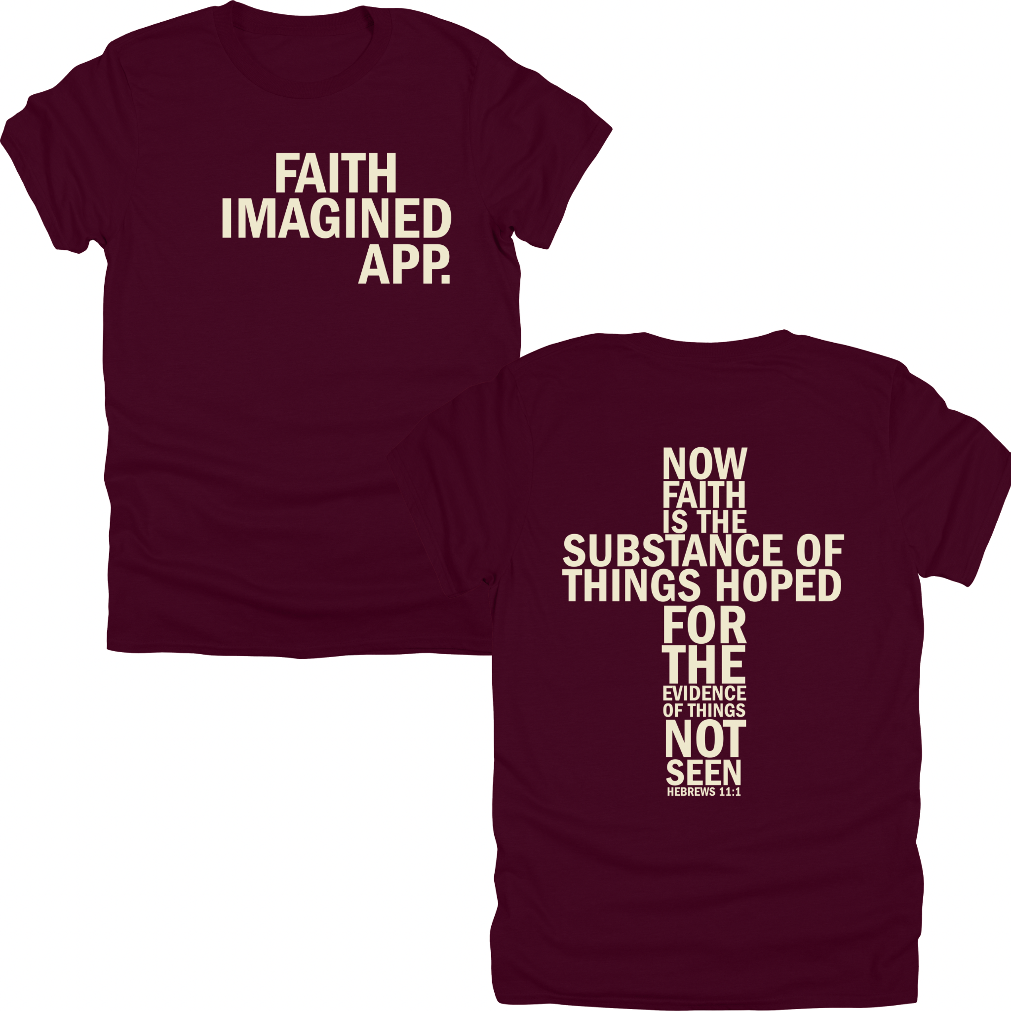 Faith Imagined Hebrews 11:1 Tee