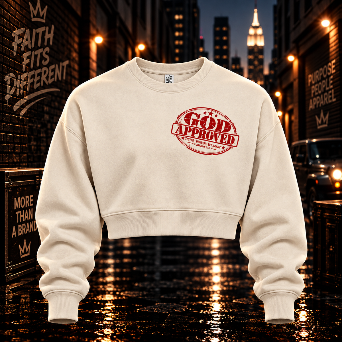GOD APPROVED — Women’s Cropped Collection