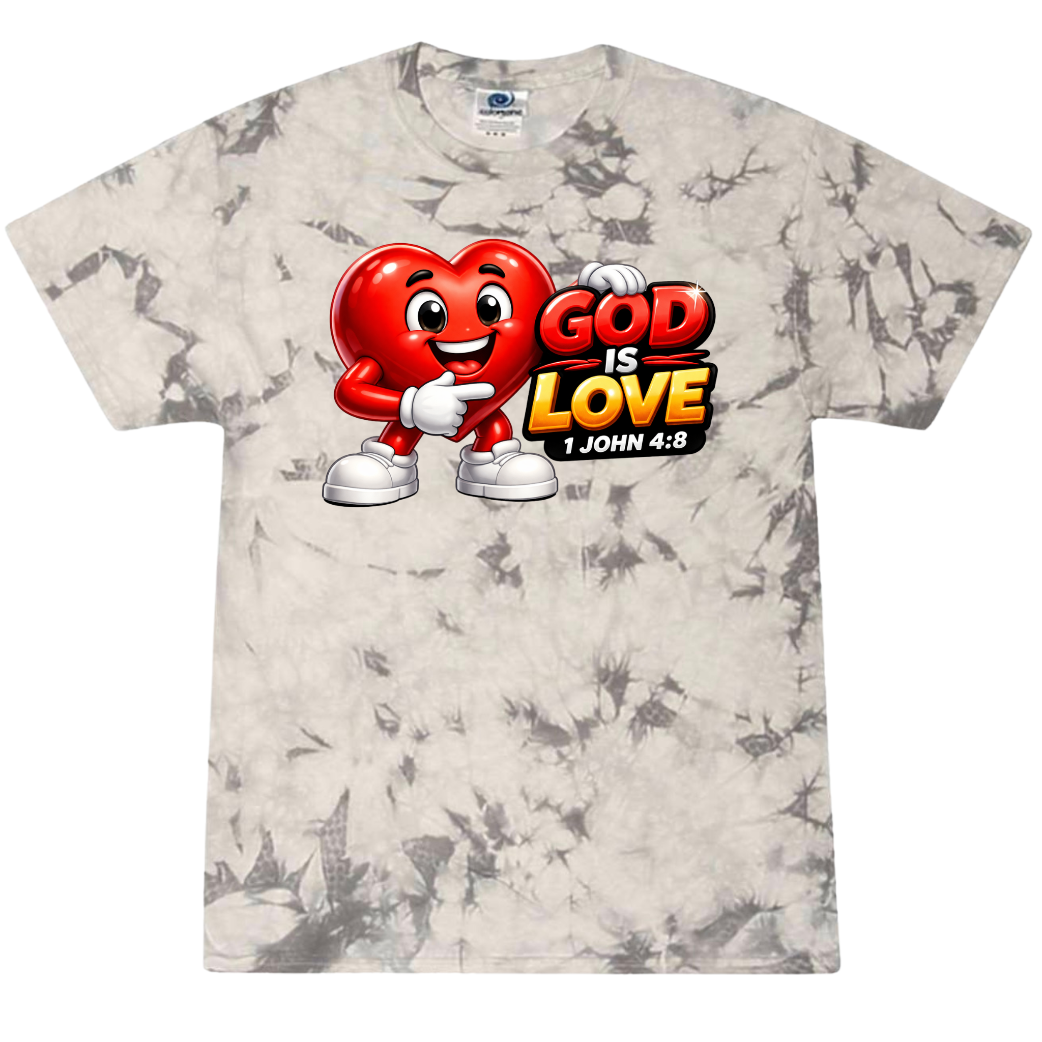 God Is Love Heart Tee