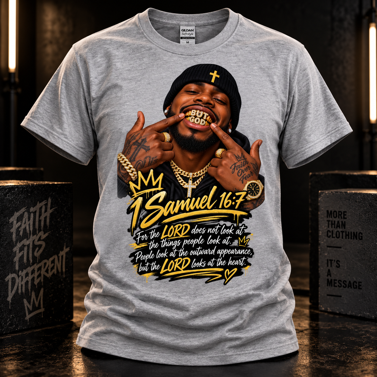 But God…|1 Samuel 16:7 Tee