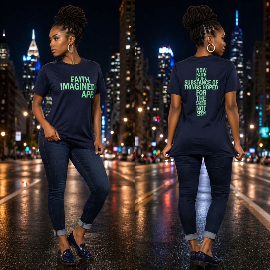 Faith Imagined Hebrews 11:1 Tee