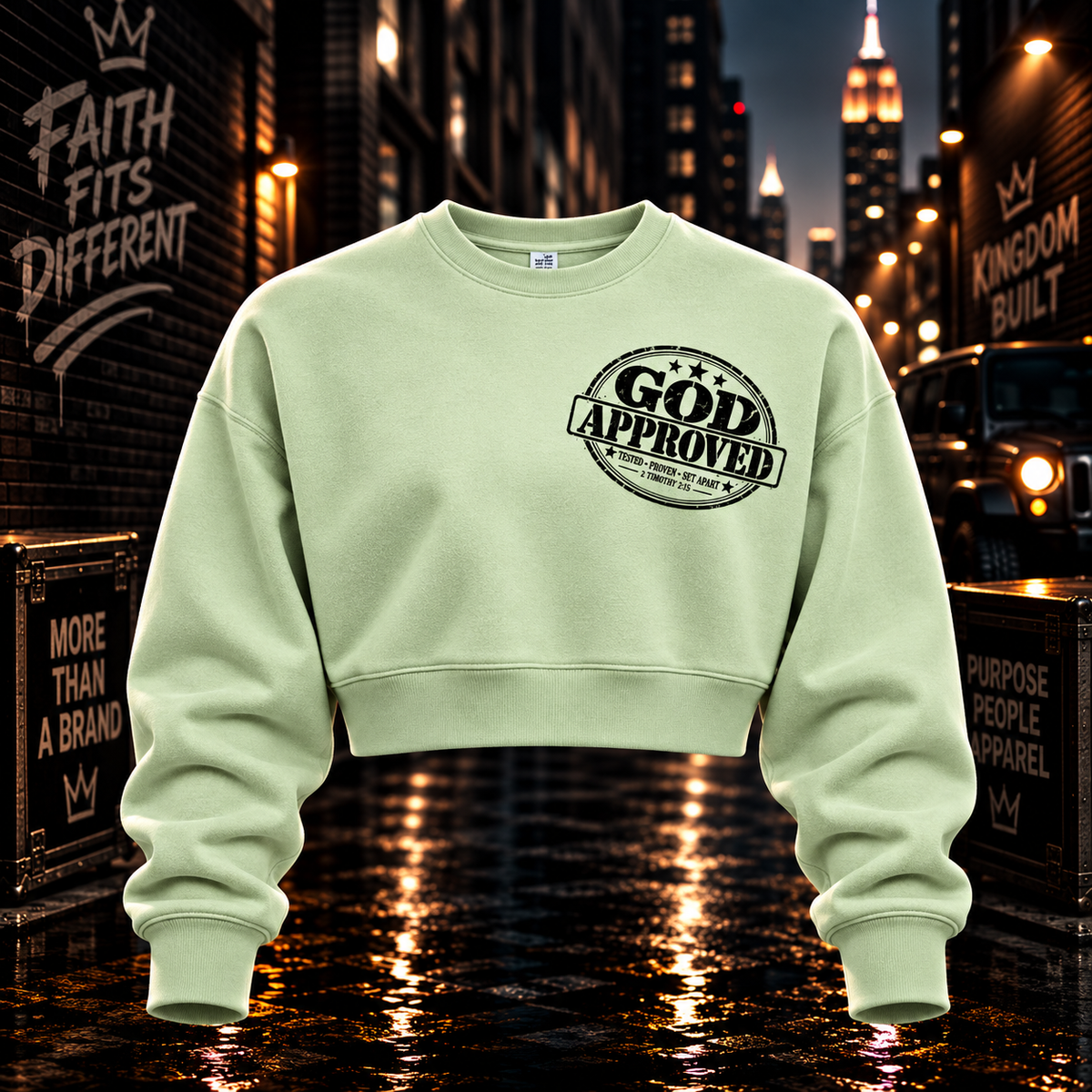 GOD APPROVED — Women’s Cropped Collection