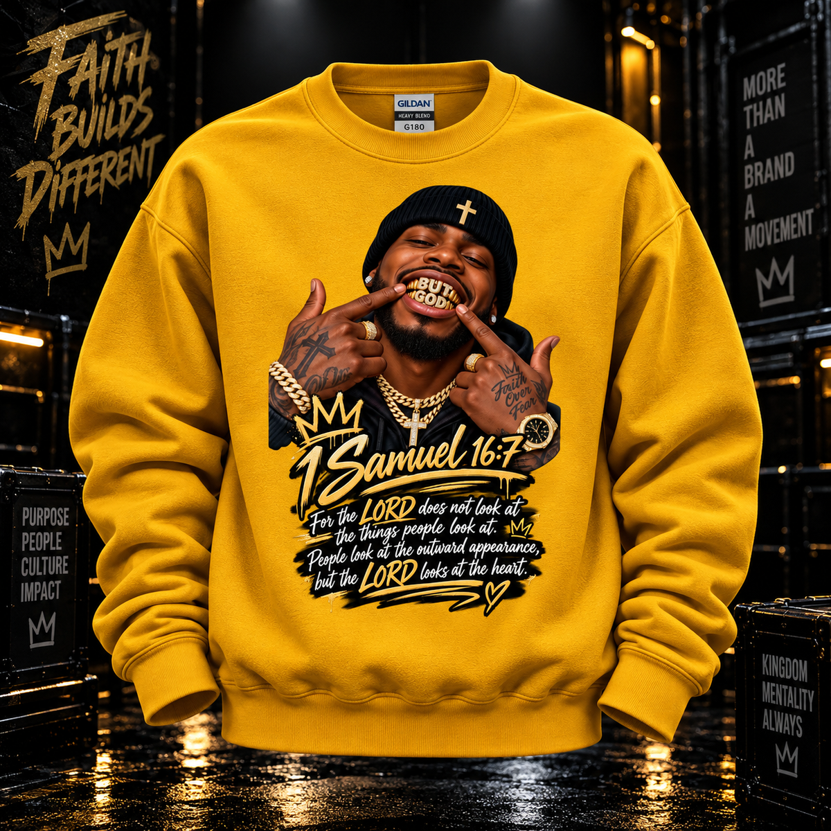 BUT GOD… | 1 SAMUEL 16:7 SWEATSHIRT