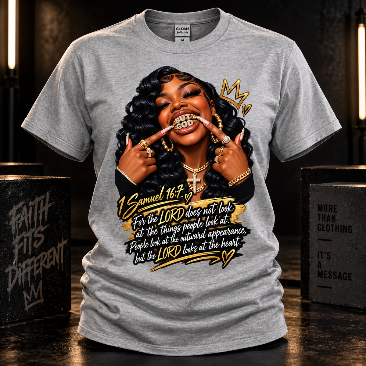 But God…|1 Samuel 16:7 Tee