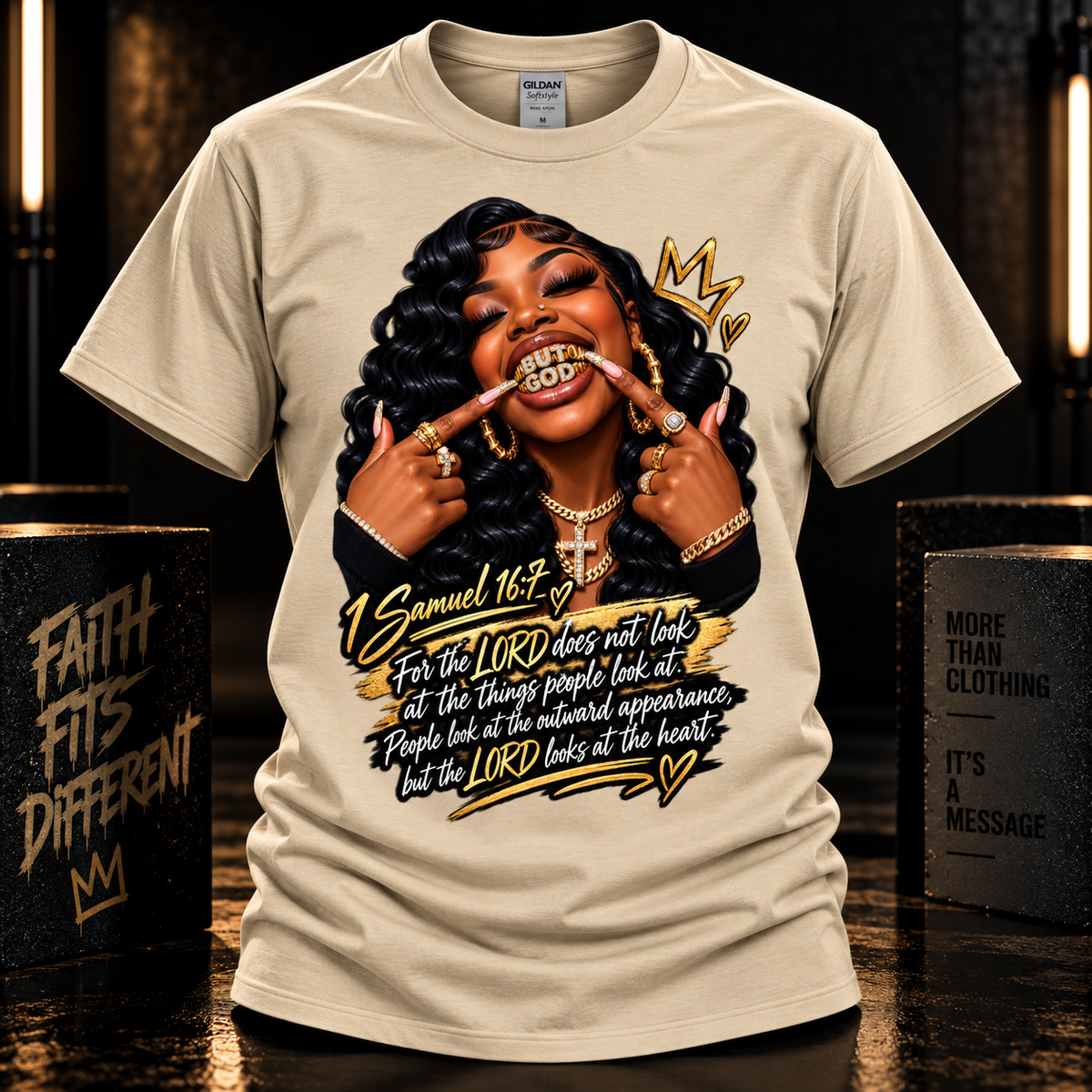 But God…|1 Samuel 16:7 Tee