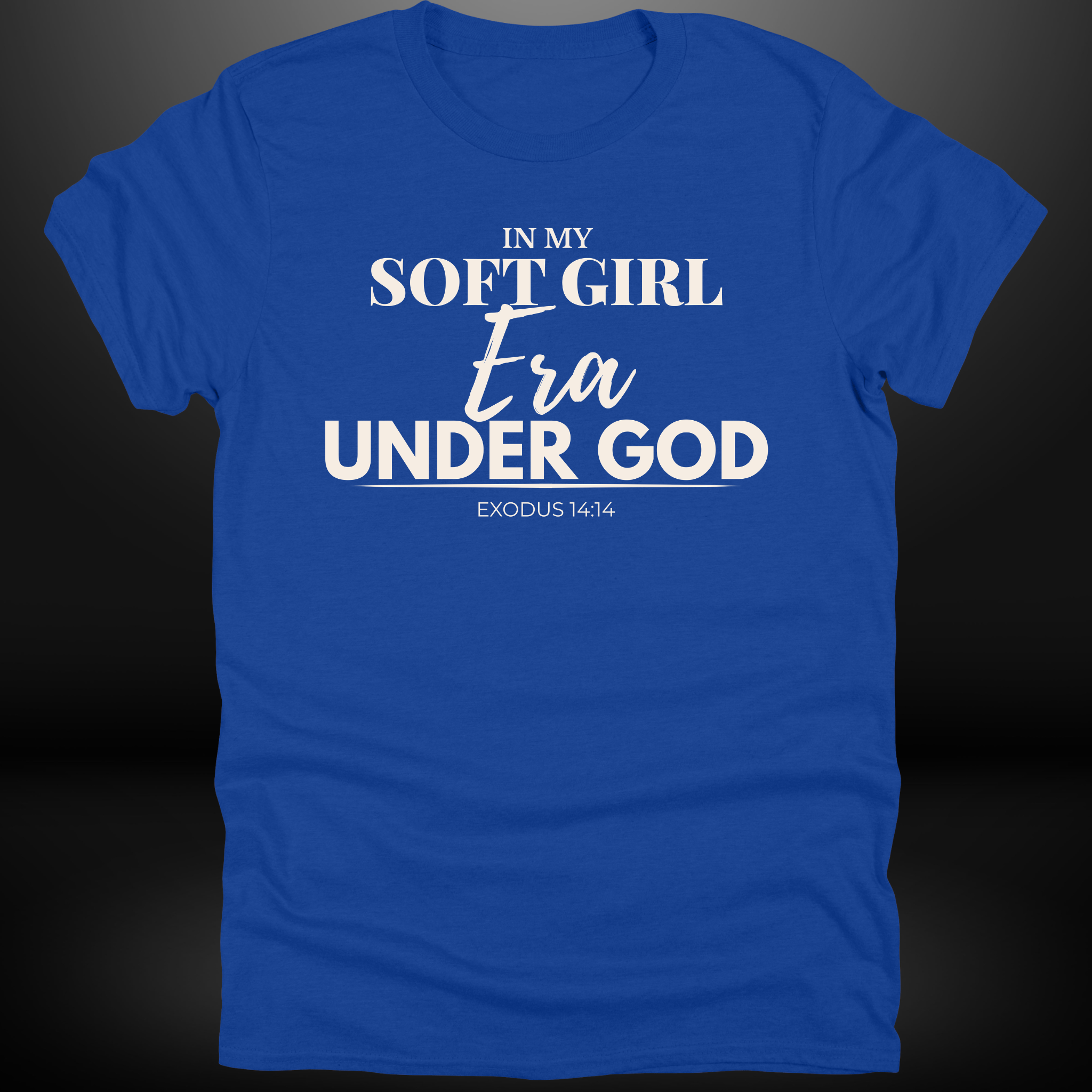 In My Soft Girl Era Under God Tee