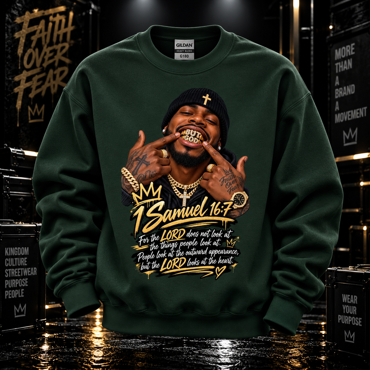 BUT GOD… | 1 SAMUEL 16:7 SWEATSHIRT