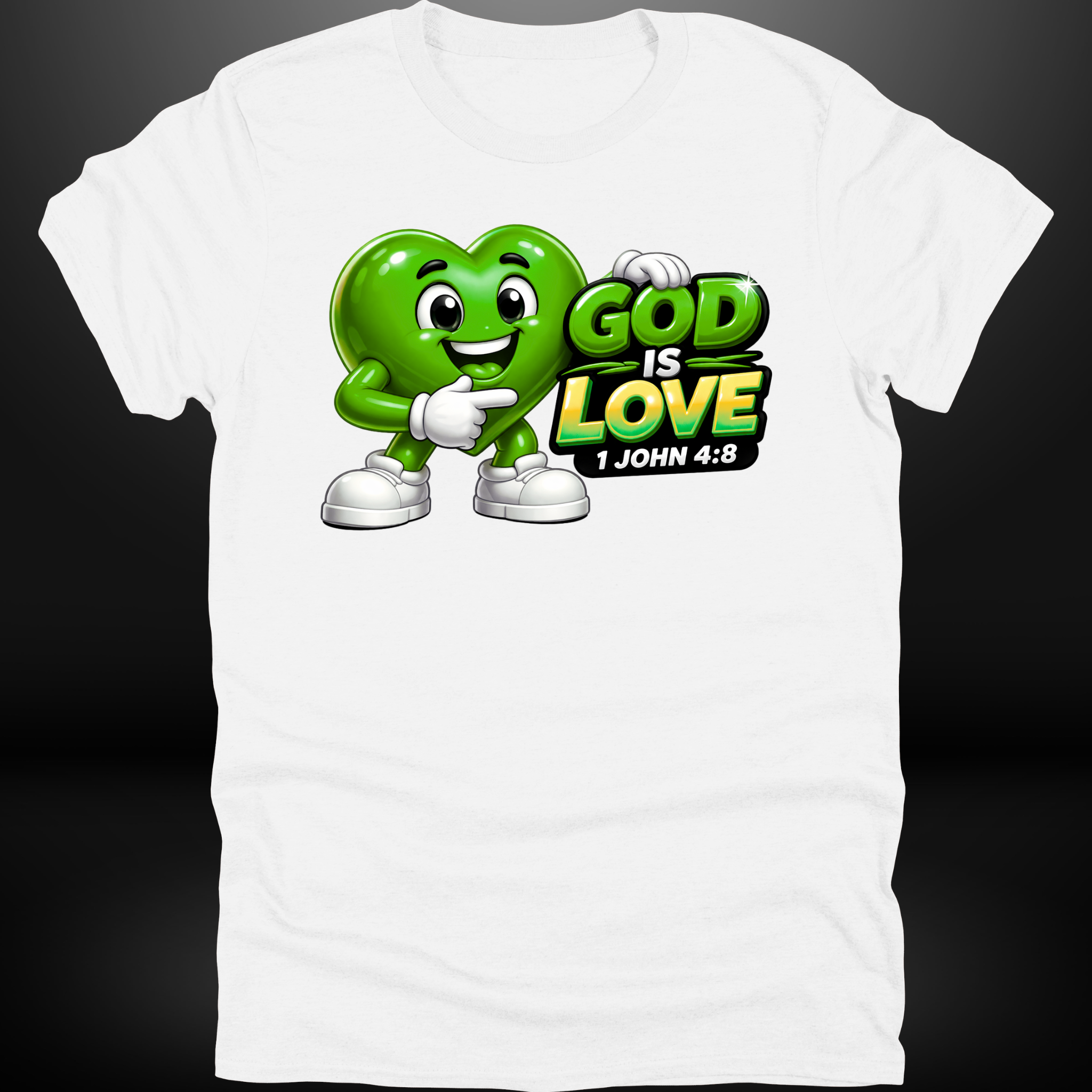 God Is Love Heart Tee