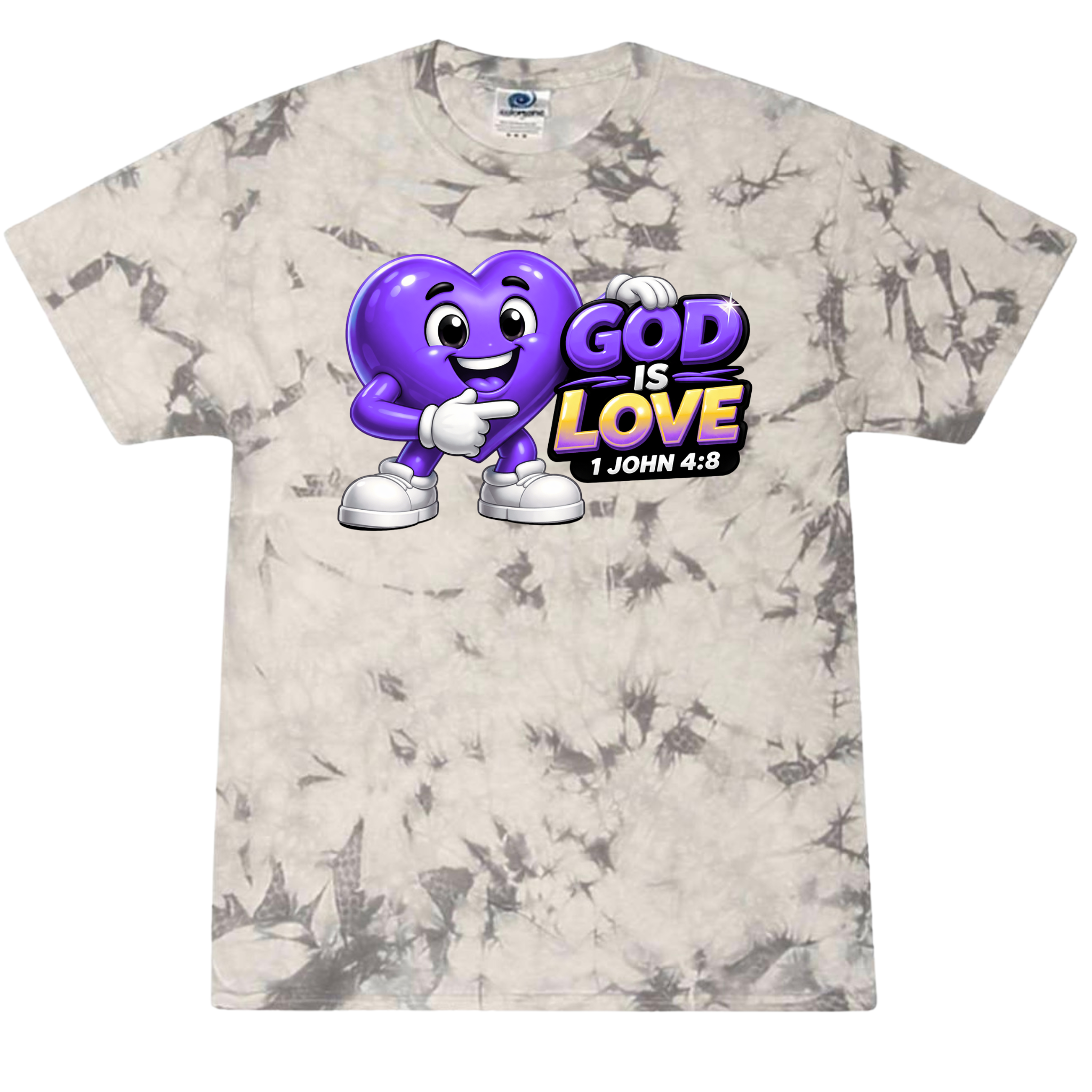 God Is Love Heart Tee