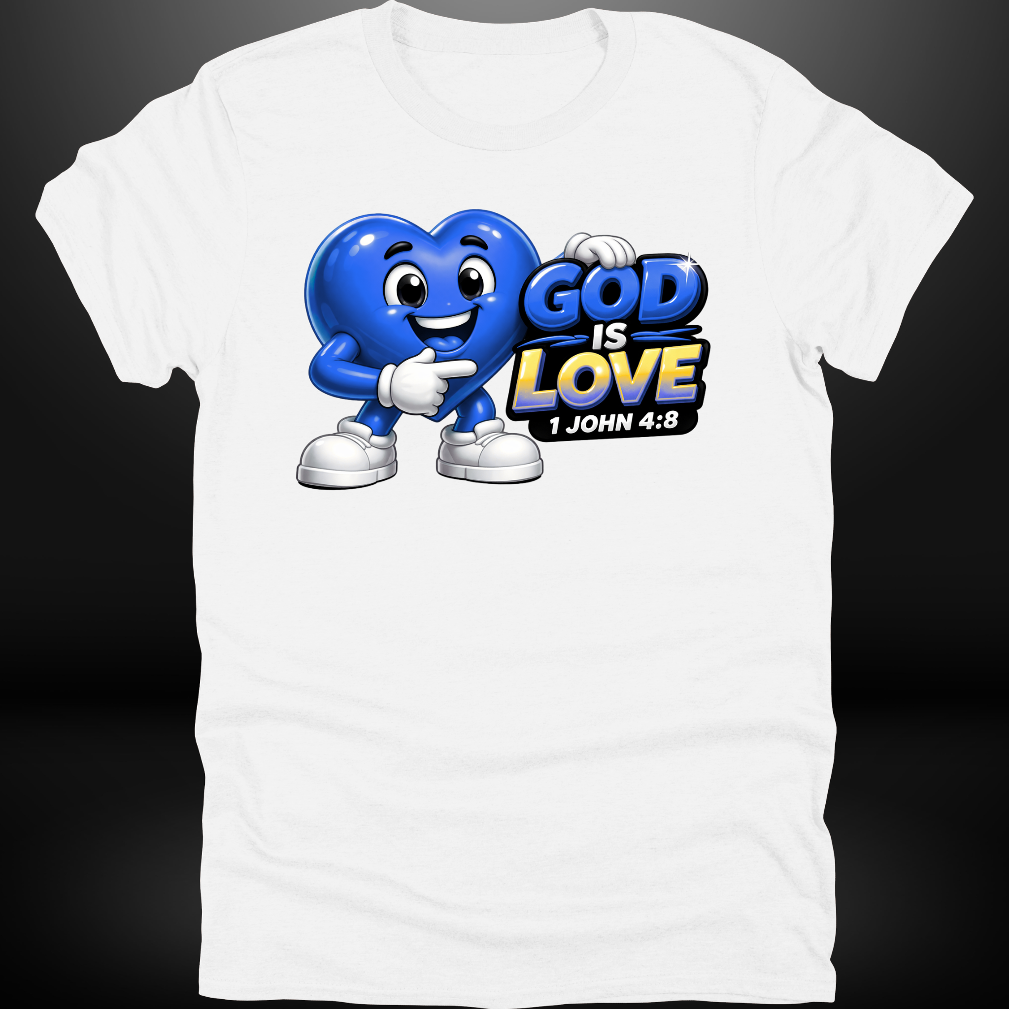 God Is Love Heart Tee