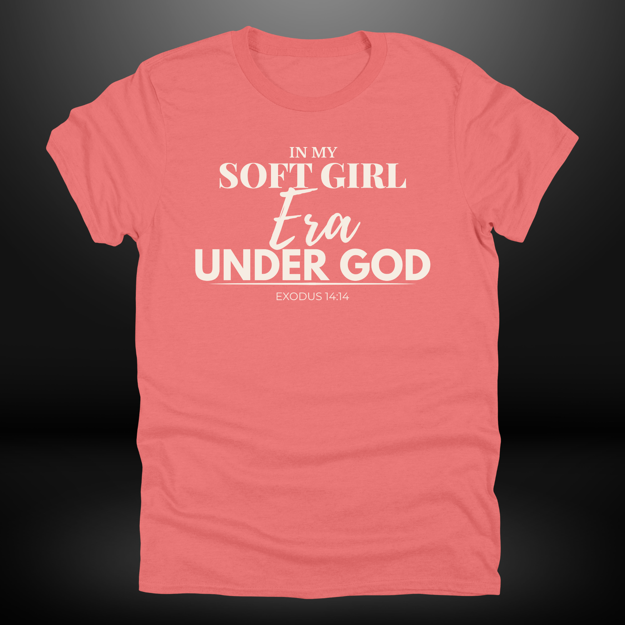In My Soft Girl Era Under God Tee