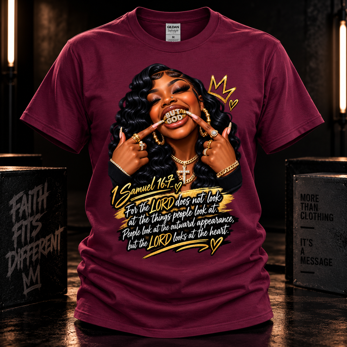 But God…|1 Samuel 16:7 Tee