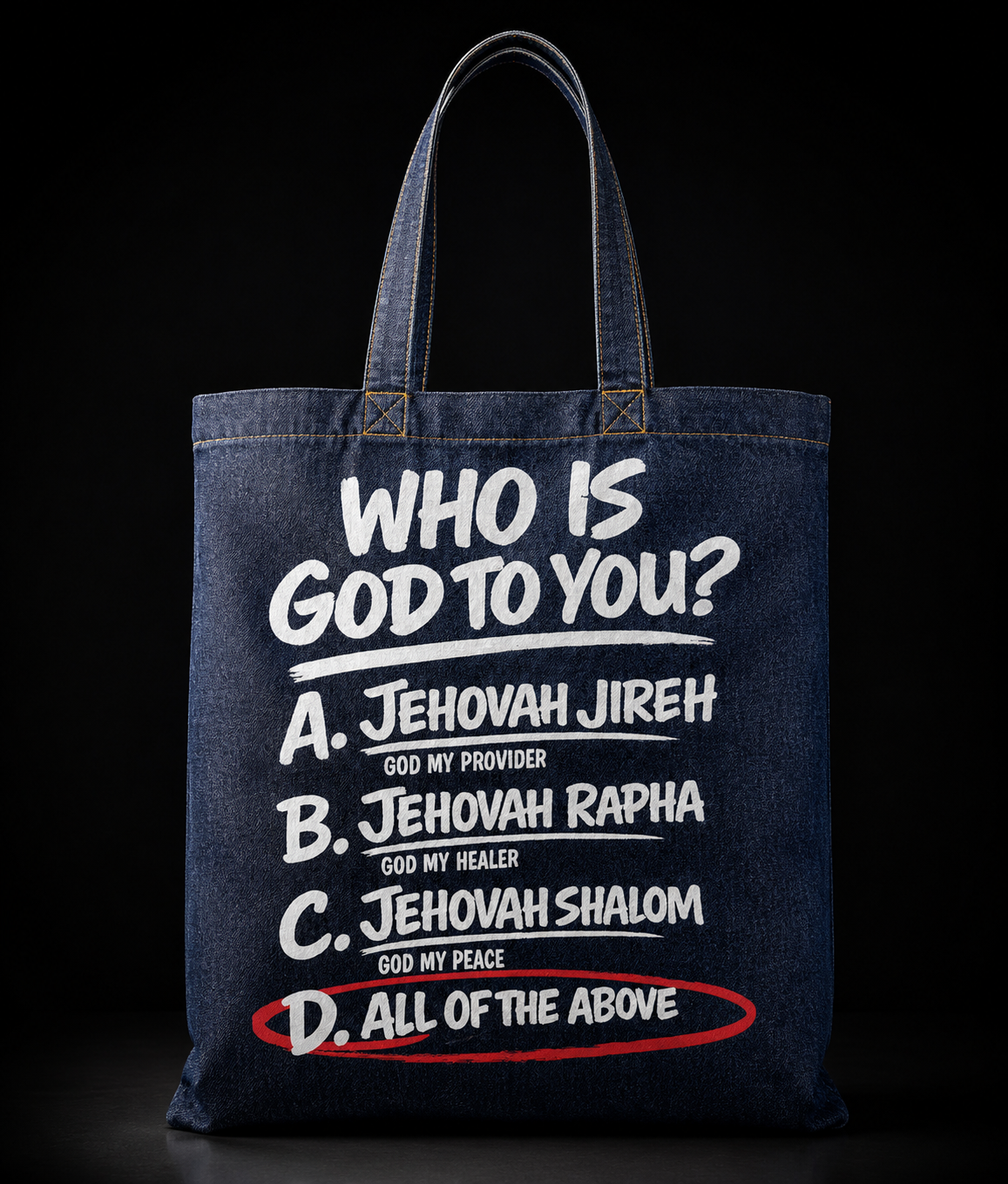 Faith Imagined Denim Tote Collection