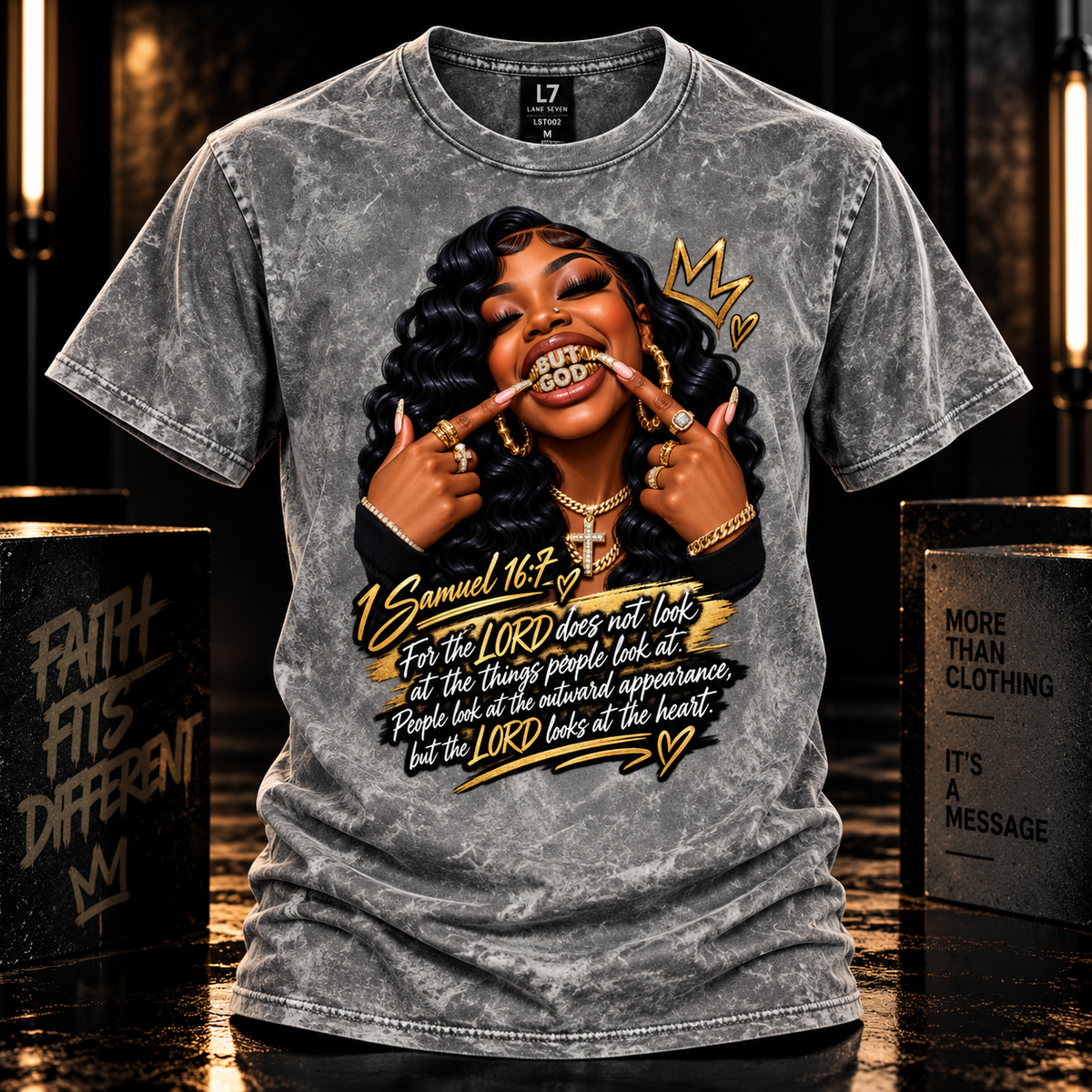 But God…|1 Samuel 16:7 Tee