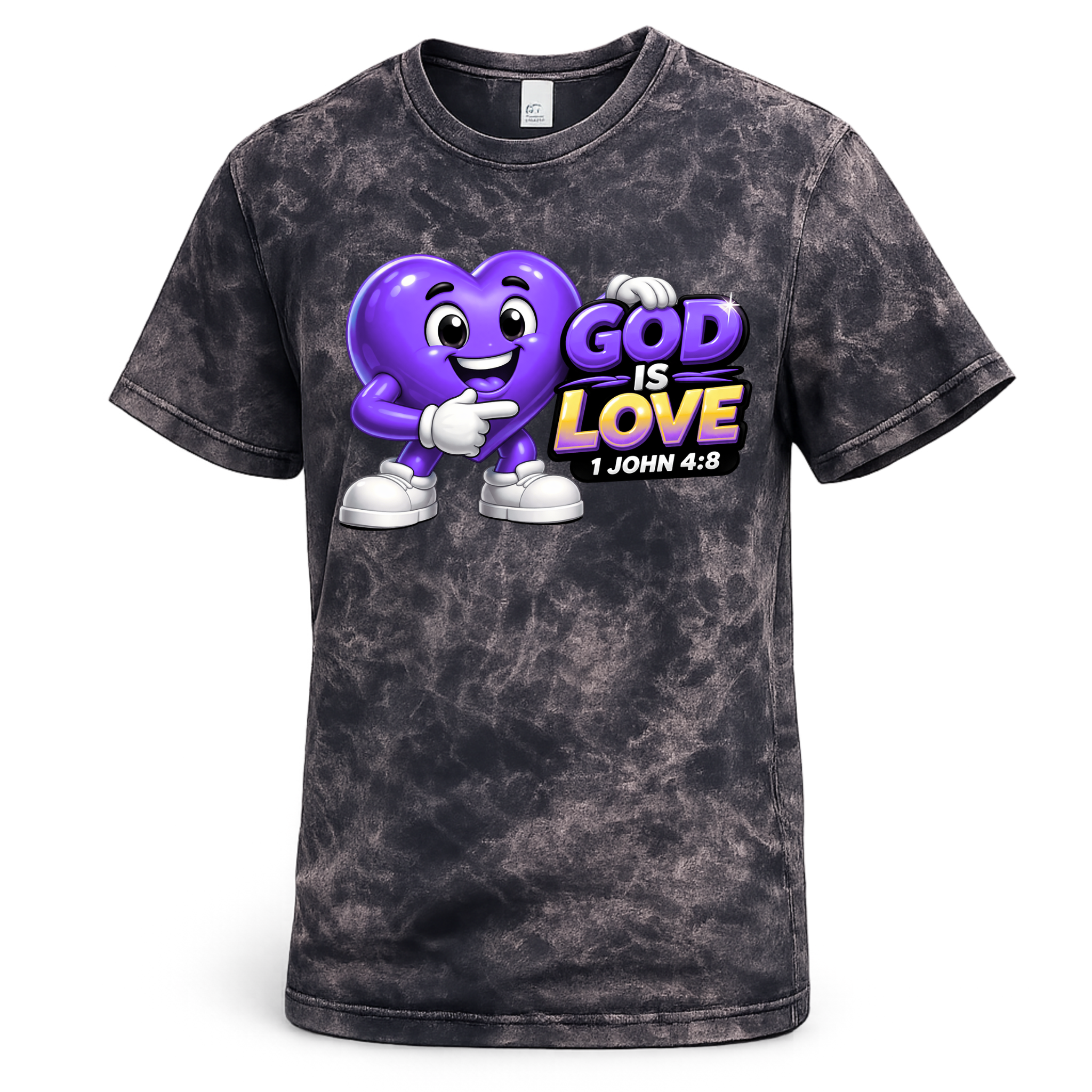 God Is Love Heart Tee