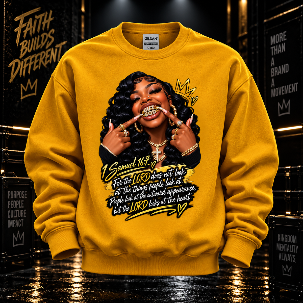BUT GOD… | 1 SAMUEL 16:7 SWEATSHIRT