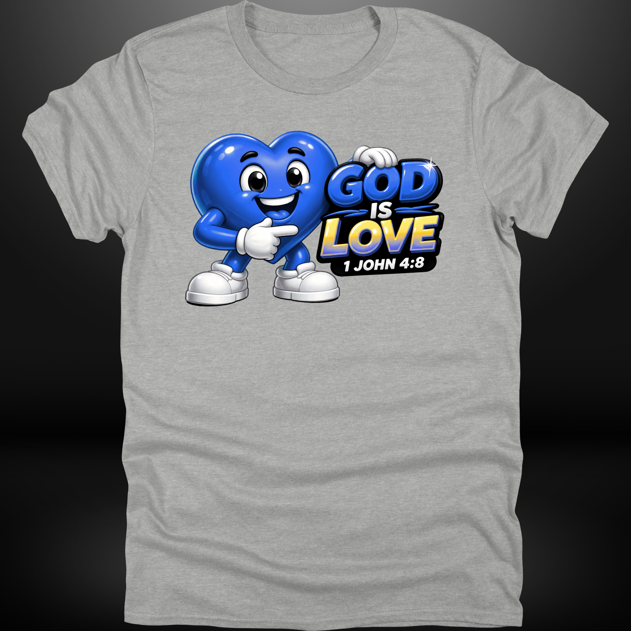 God Is Love Heart Tee