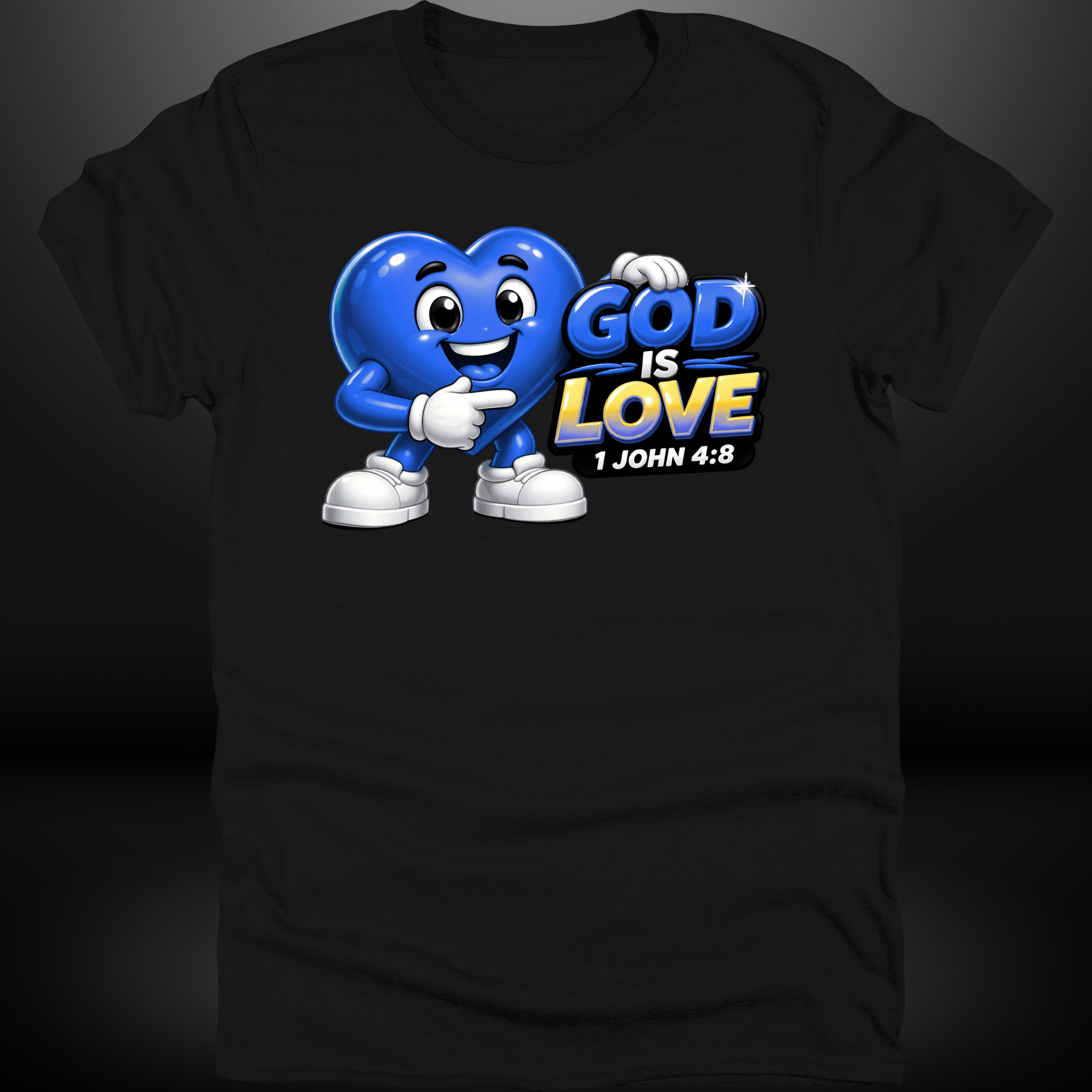 God Is Love Heart Tee