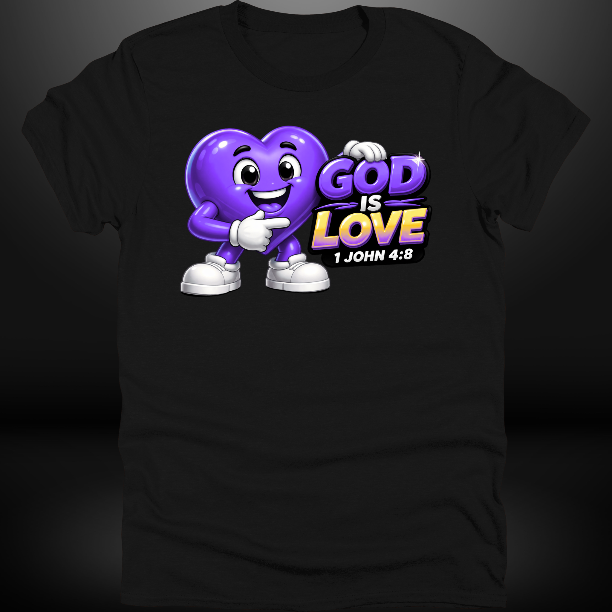 God Is Love Heart Tee