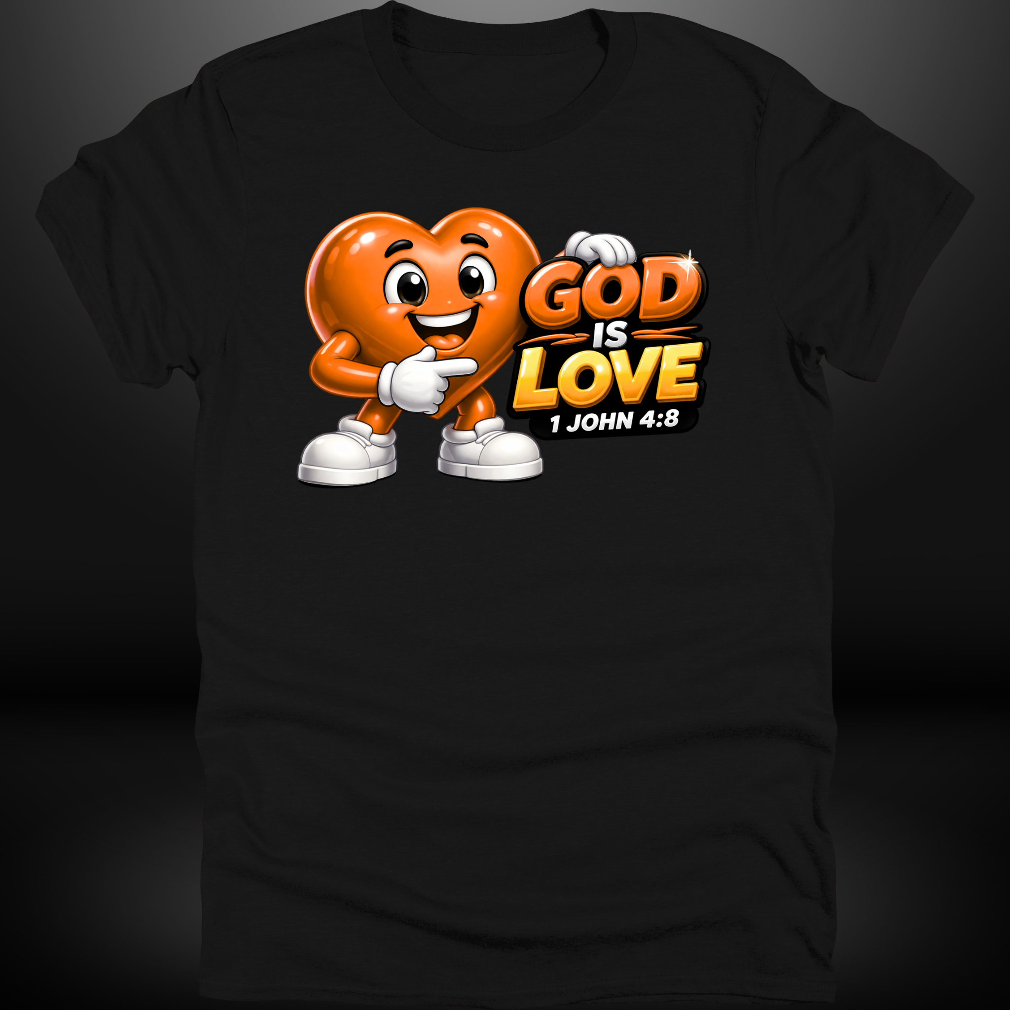 God Is Love Heart Tee