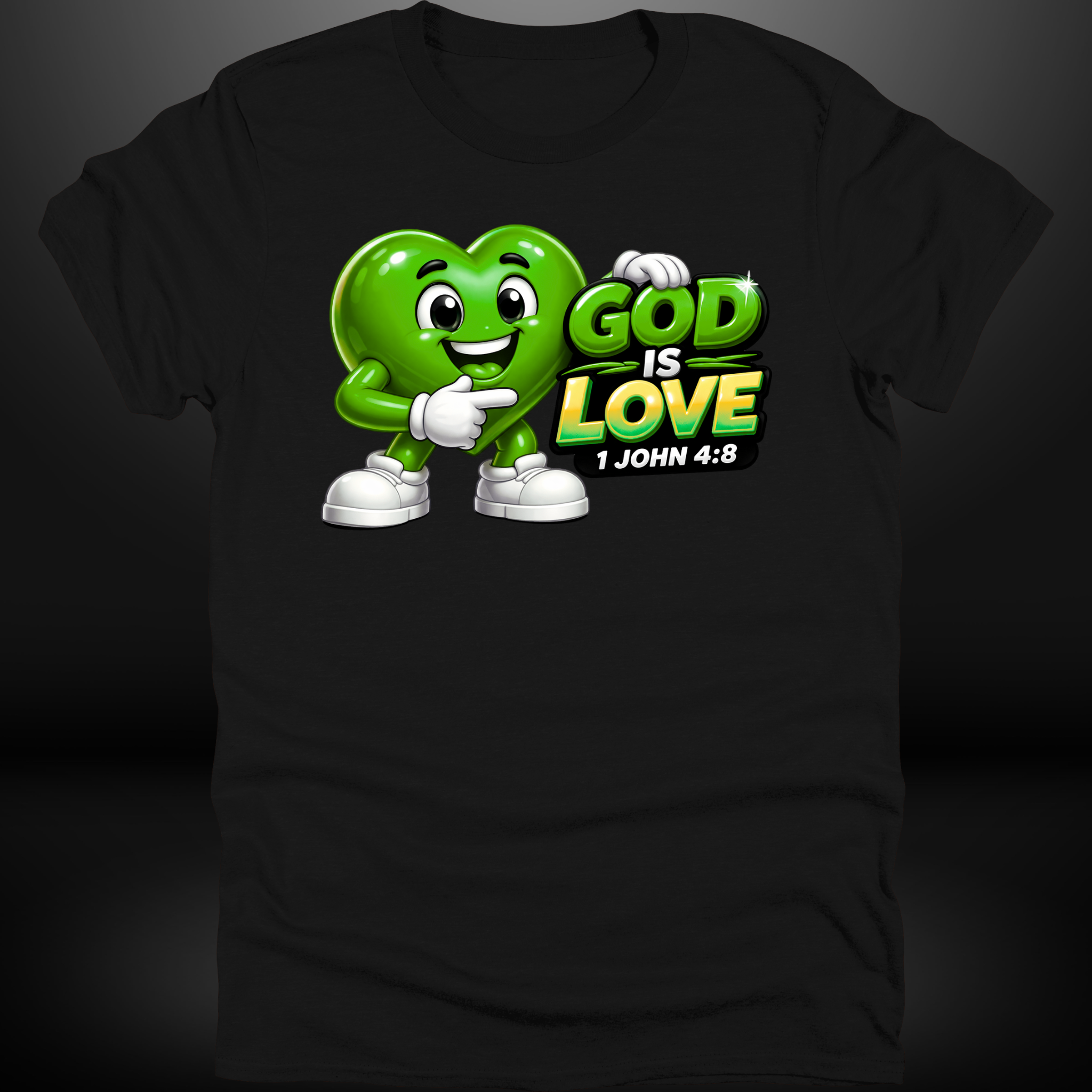 God Is Love Heart Tee