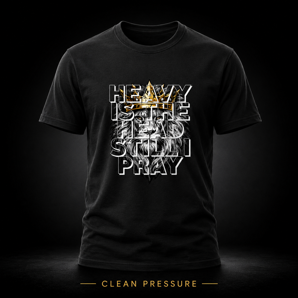 HEAVY IS THE HEAD. STILL I PRAY. Tee